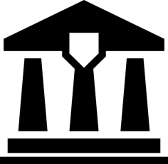 Law Office Line Art Svg Vector, Free Vectors File